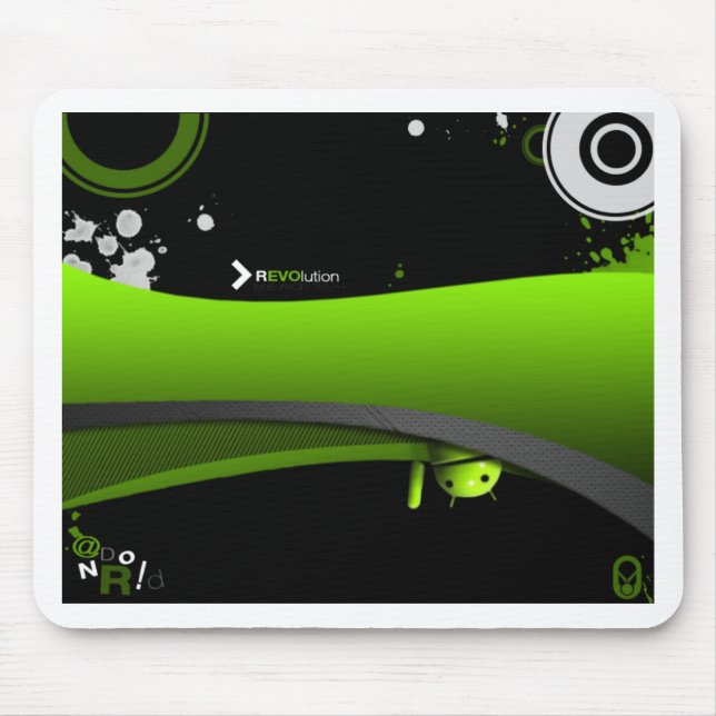 Android Revolution Mouse Pad (Front)