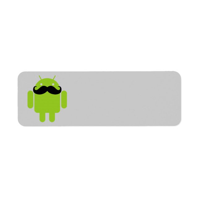 Android Robot Moustache (Devant)