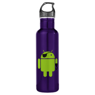 Android Robot Pirate 710 Ml Water Bottle