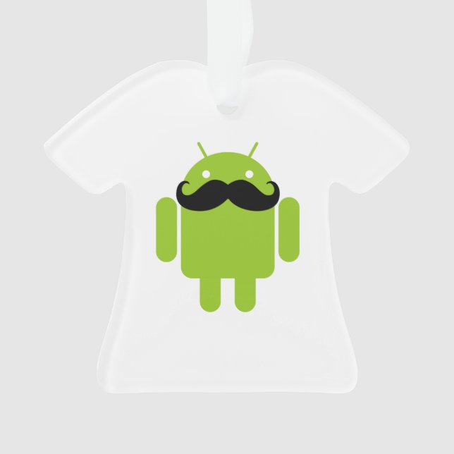 Android Robot Whimsache Style Mustache (devant)