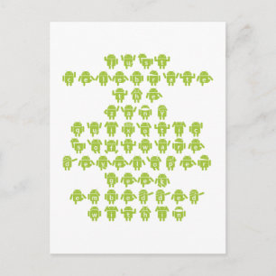 Android Software Developer Saying (Lower Case) Postcard