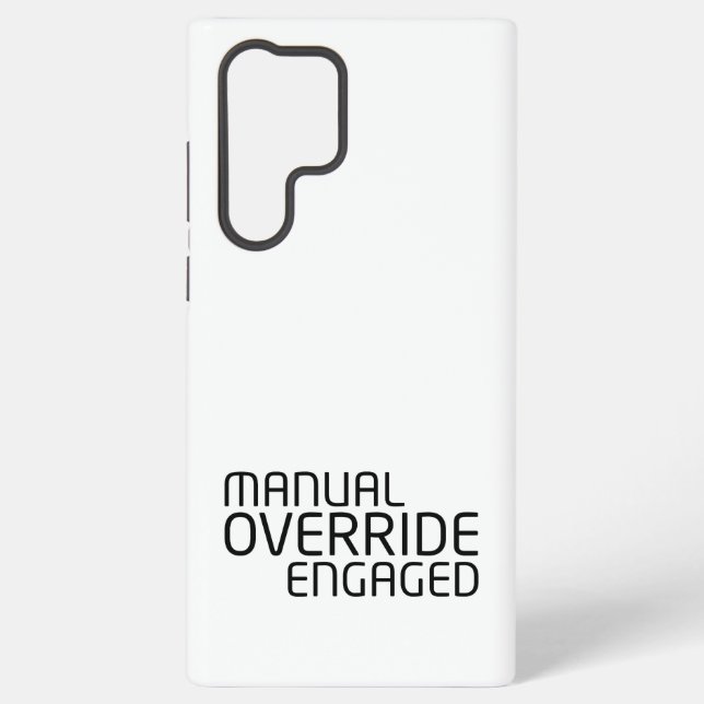 Android System Manual Interface  Samsung Galaxy S22 Ultra Case (Back)