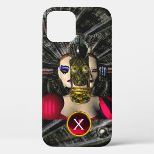 ANDROID XENIA SPACESHIP PILOT, Gem Monogram Sci fi iPhone 12 Case