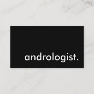 andrologist. business card