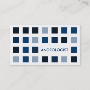 ANDROLOGIST (mod squares) Business Card