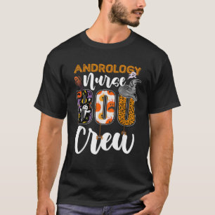 Andrology Nurse Boo Crew Halloween Matching Androl T-Shirt