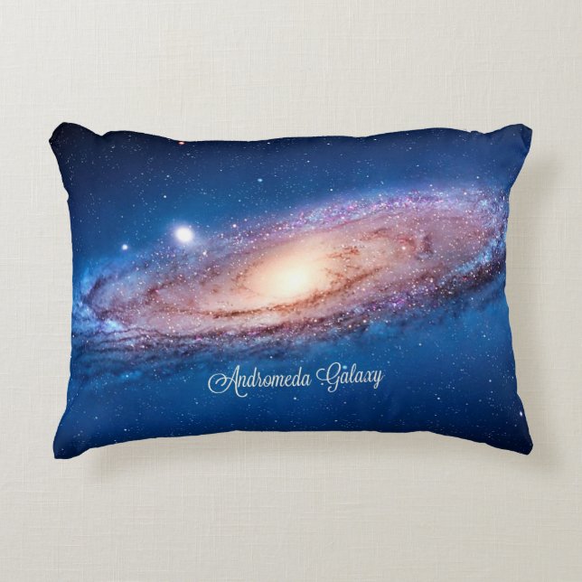 Andromeda Galaxy Accent Pillow (Front)