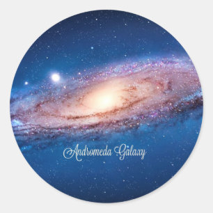 Andromeda Galaxy Classic Round Sticker