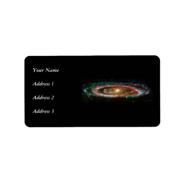 Andromeda Galaxy Label (Front)