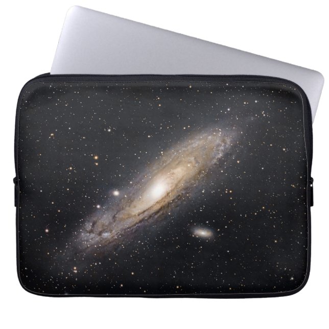 Andromeda Galaxy Laptop Sleeve | Space Art (Front)