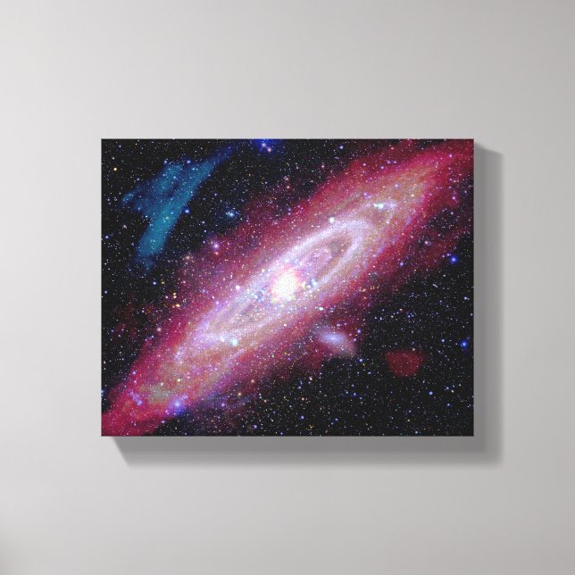 Andromeda Galaxy Messier 31 Composite Image Canvas Print (Front)