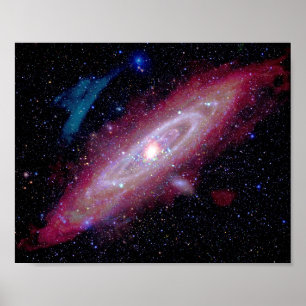 Andromeda Galaxy Messier 31 Composite Image Poster