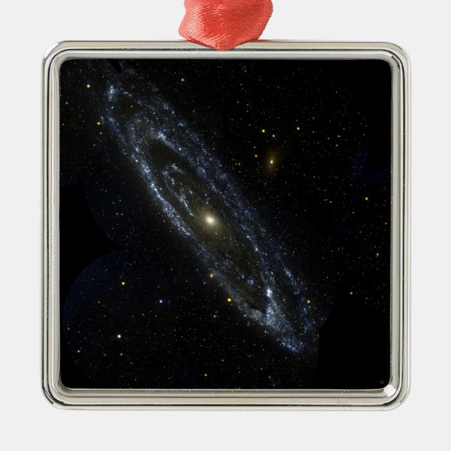 Andromeda Galaxy Metal Ornament (Front)