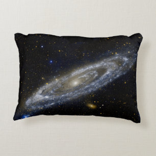 Andromeda galaxy milky way cosmos universe accent pillow