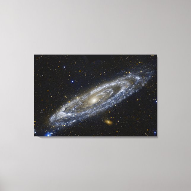 Andromeda galaxy milky way cosmos universe canvas print (Front)