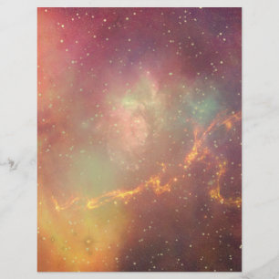 Andromeda galaxy milky way cosmos universe letterhead