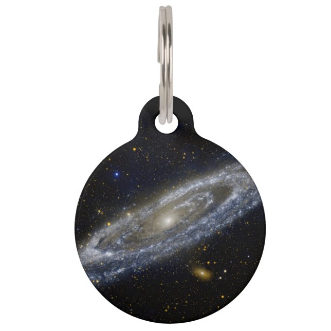 Andromeda galaxy milky way cosmos universe pet tag (Front)