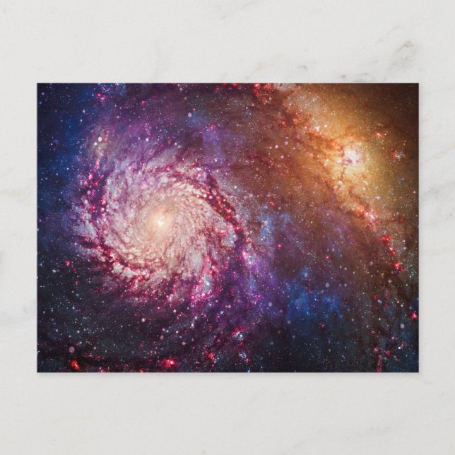 Andromeda Galaxy Milky Way Holiday Postcards (Front)