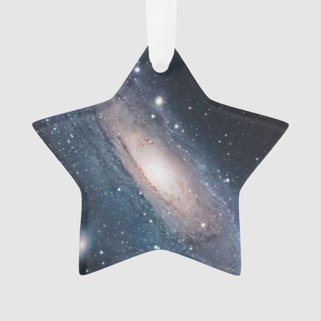 Andromeda Galaxy Milky Way Stars Universe Cool Ornament (Front)