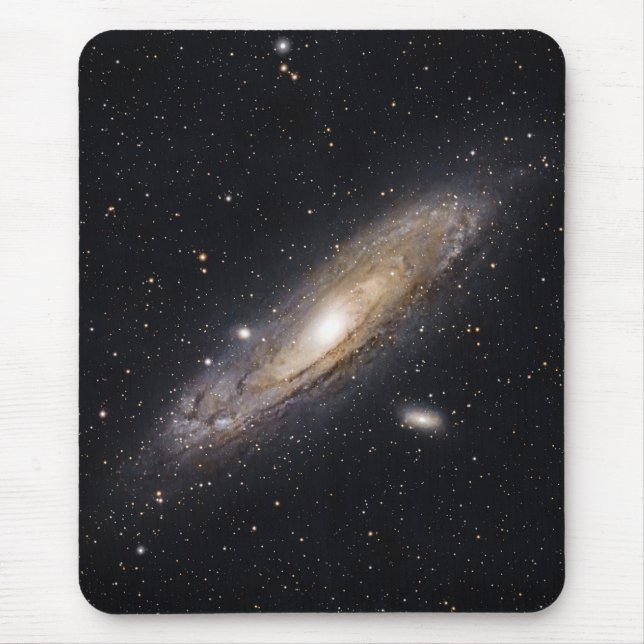 Andromeda Galaxy Mousepad | Space Desk Decor (Front)