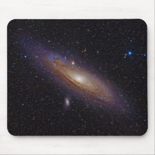 Andromeda Galaxy taken with hydrogen alpha filter Mouse Pad