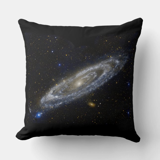 Andromeda galaxy throw pillow (Front)