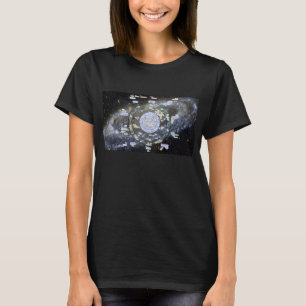 Andromeda Map -- Starquest, womens T-Shirt