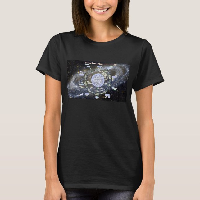Andromeda Map -- Starquest, womens T-Shirt (Front)