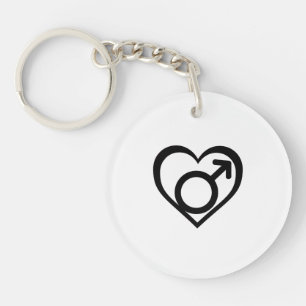 ANDROPHILIA SYMBOL -.png Keychain