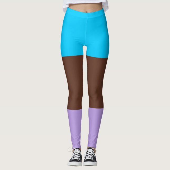 Androsexual Pride Flag Leggings (Front)
