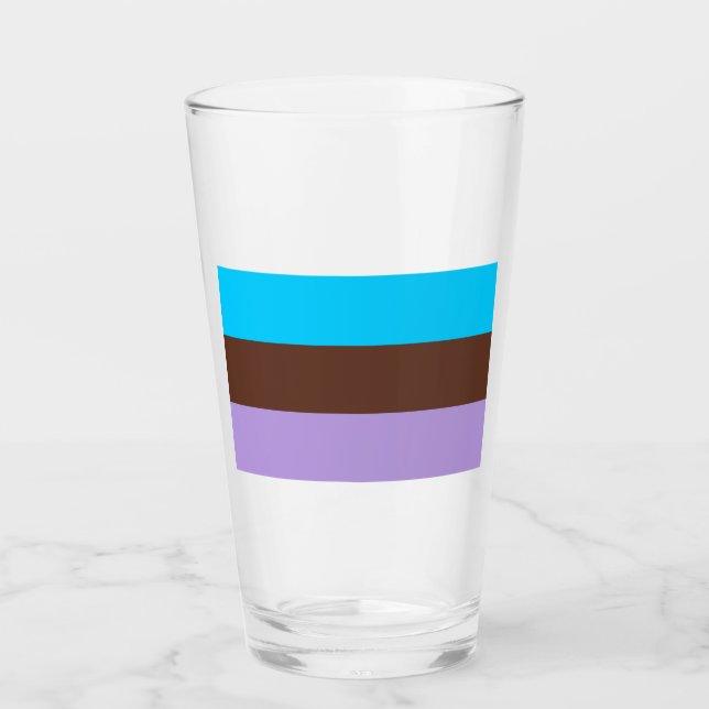 Androsexual Pride Glass (Front)