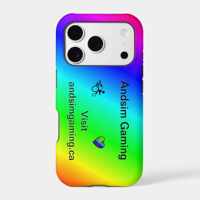 Andsim Gaming Iphone 17 Pro case (Back)