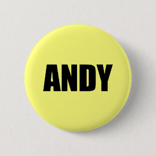 Andy 2 Inch Round Button