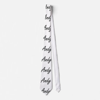 Andy Artistic Name Design Tie