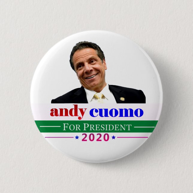 Andy Cuomo for President 2020 2 Inch Round Button (Front)