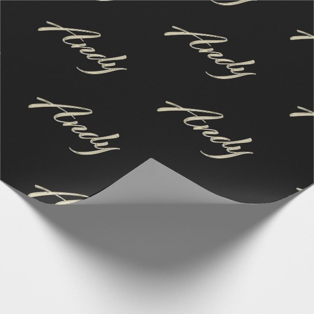 Andy first name name noble gift paper paper (Corner)