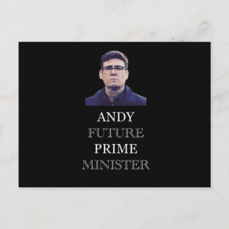Andy Future Prime Minister - Andy Burnham Postcard