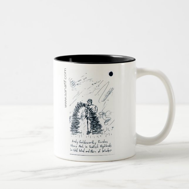 Andy Goldsworthy Two-Tone Coffee Mug (Right)