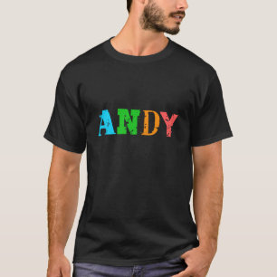 Andy grunge n'importe quelle couleur T-shirt