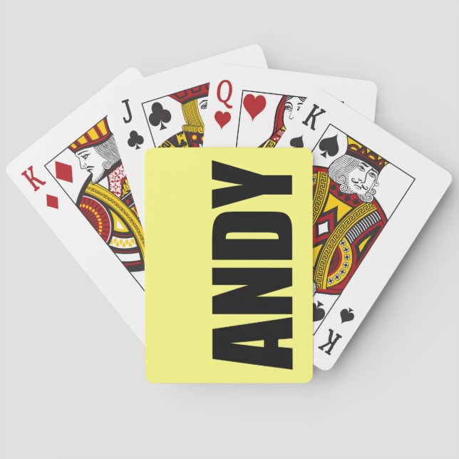Andy Playing Cards (Back)
