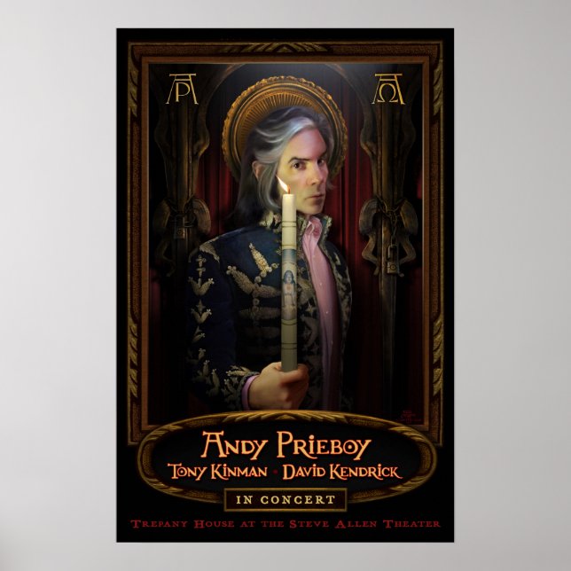 Andy  Prieboy Poster by Lee Moyer. (Front)