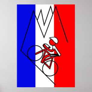 Andy rides into the Sky - Tour de France Poster