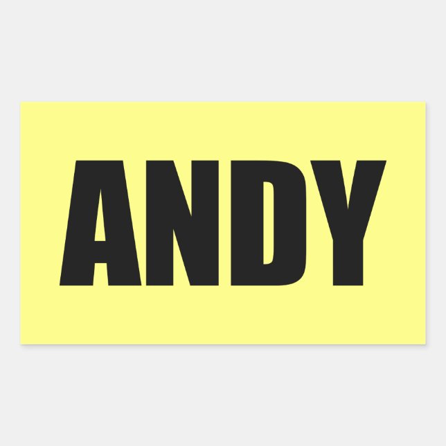 Andy Sticker (Front)