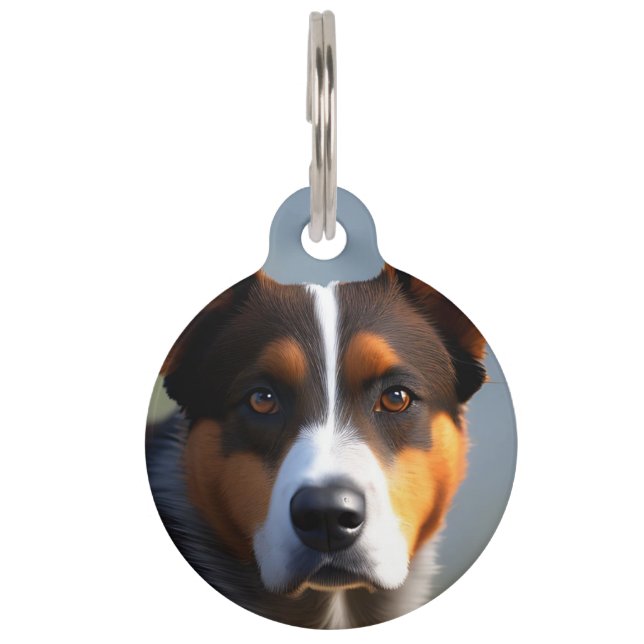 Andy The Australian Blue Heeler, Pet Tag (Front)