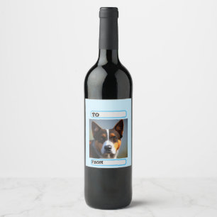 Andy The Australian Blue Heeler, Wine Label