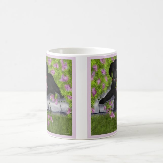 Andy Under the Lilacs coffee mug, Mug (Center)