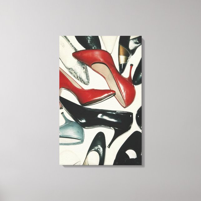 Andy Warhol - Shoes Canvas Print (Front)