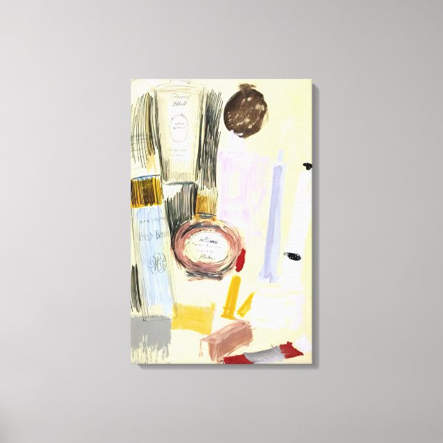 Andy Warhol - Untitled  Beauty Products  Canvas Print (Front)