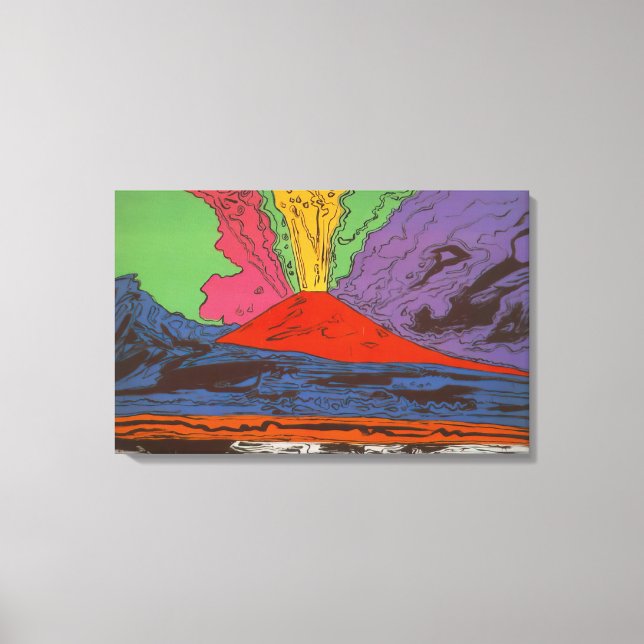 Andy Warhol - Vesuvius Canvas Print (Front)