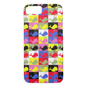 Andy Whale-Hole™_Lots o' whales pattern iPhone 8/7 Case
